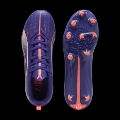 Scarpe da calcio da ragazzo viola Puma Ultra 5