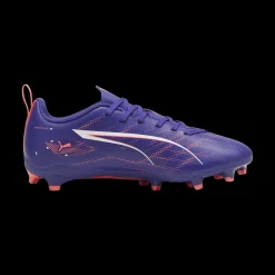 Scarpe da calcio da ragazzo viola Puma Ultra 5