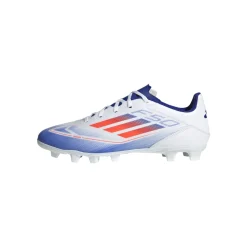 Scarpe da calcio da uomo bianche per superfici flessibili adidas F50 Club FxG