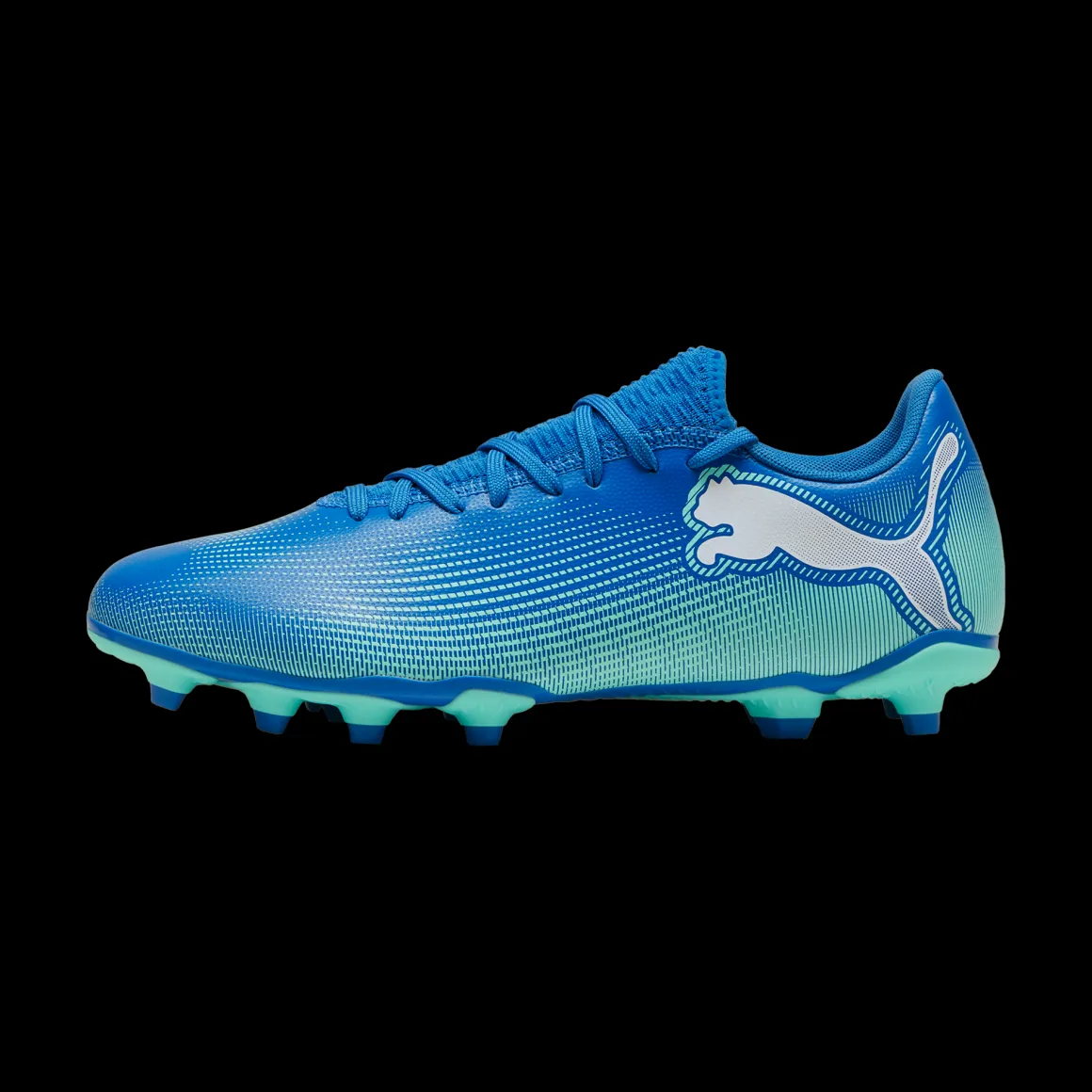 Scarpe da calcio da uomo blu e azzurre per terreni duri Puma Future 7