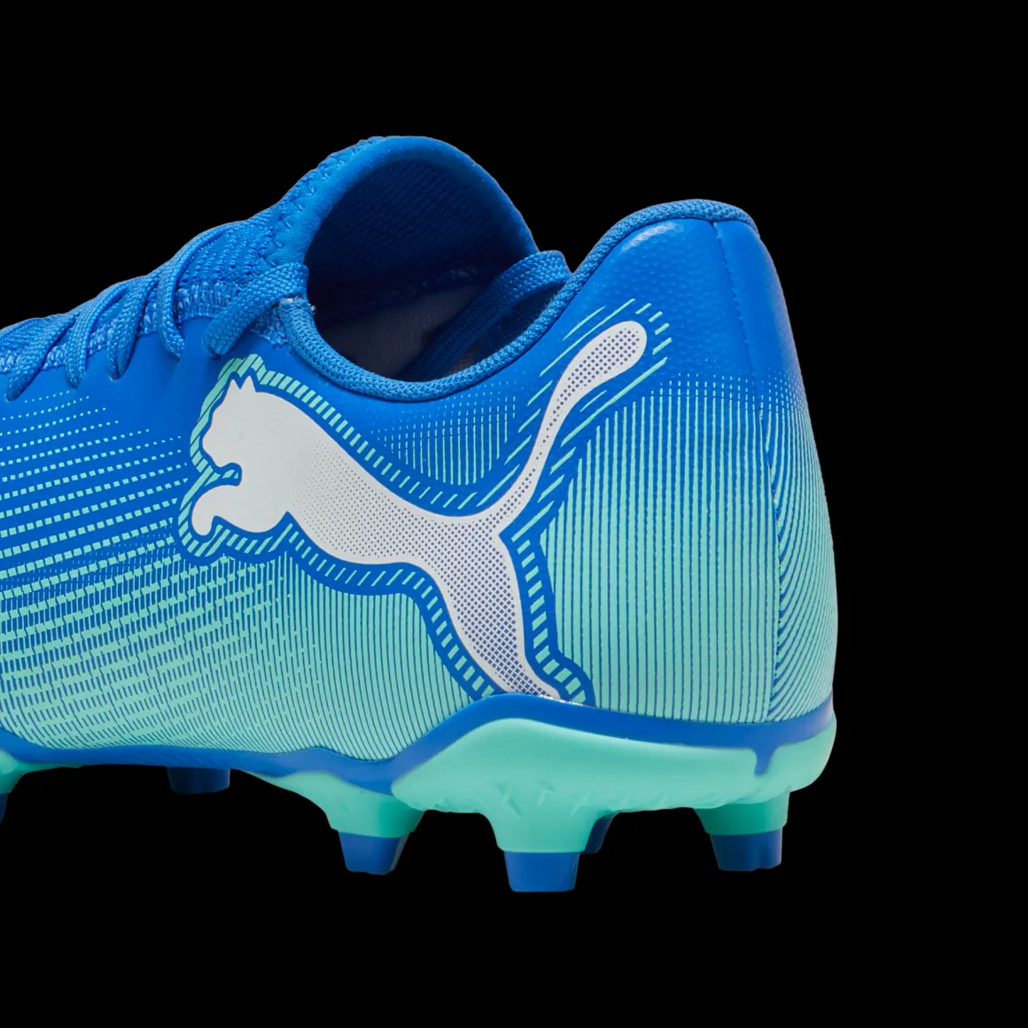 Scarpe da calcio da uomo blu e azzurre per terreni duri Puma Future 7