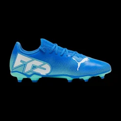Scarpe da calcio da uomo blu e azzurre per terreni duri Puma Future 7