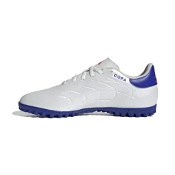 Scarpe da calcio per erba sintetica da uomo bianche e blu adidas Copa Pure 2 CLUB TF