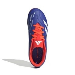 Scarpe da calcio ragazzo blu rosse adidas PREDATOR CLUB FXG