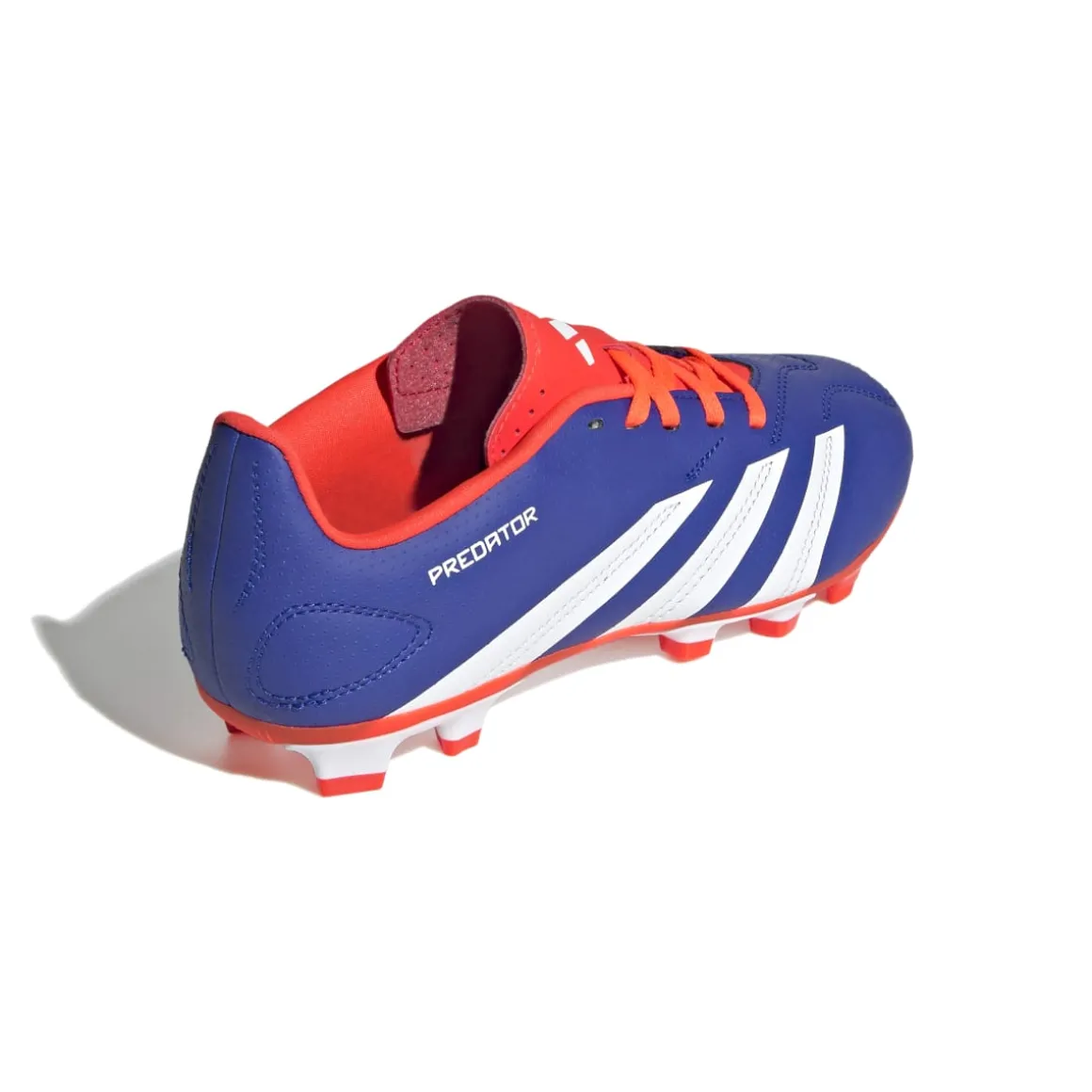 Scarpe da calcio ragazzo blu rosse adidas PREDATOR CLUB FXG