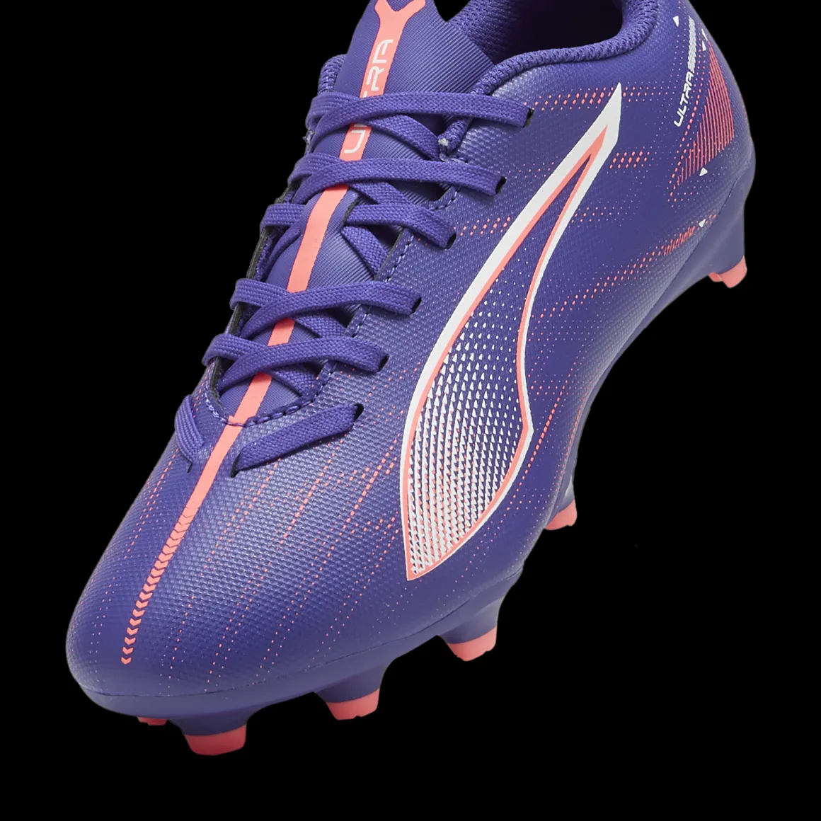 Scarpe da calcio viola e arancione da ragazzo Puma ULTRA 5 PLAY