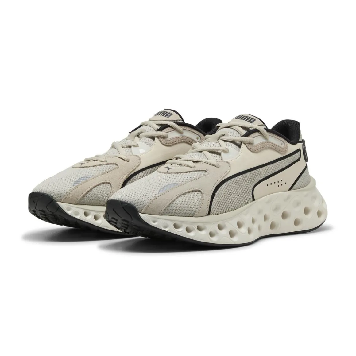 Scarpe da corsa beige da Uomo Puma Softride Frequence Desert