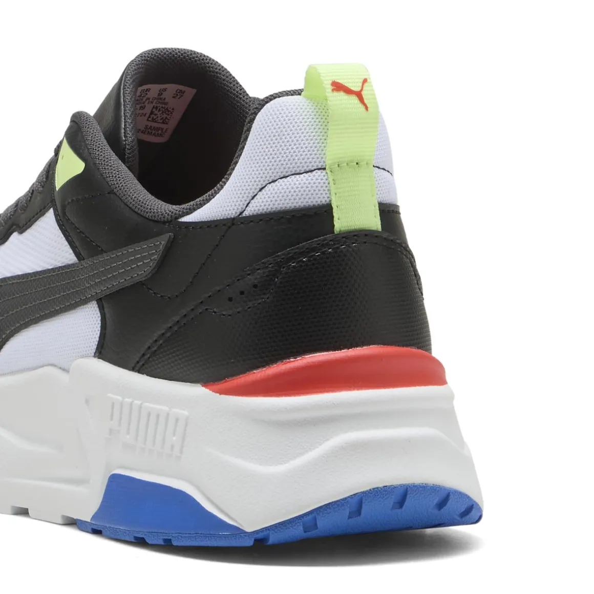 Scarpe da ginnastica bicolore nero e bianco da Uomo Puma Trinity 2