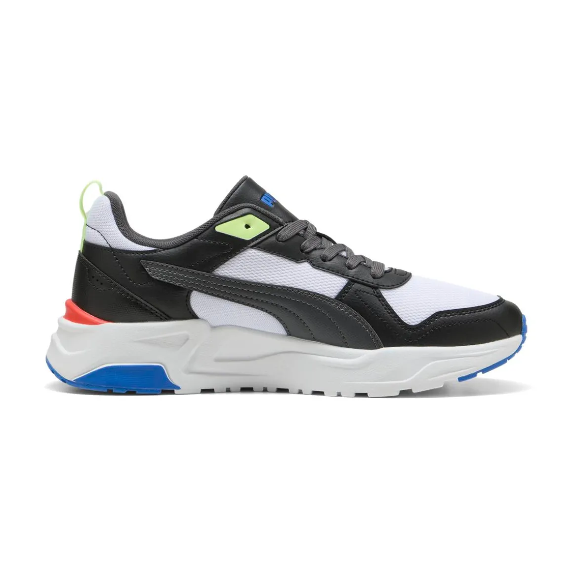Scarpe da ginnastica bicolore nero e bianco da Uomo Puma Trinity 2