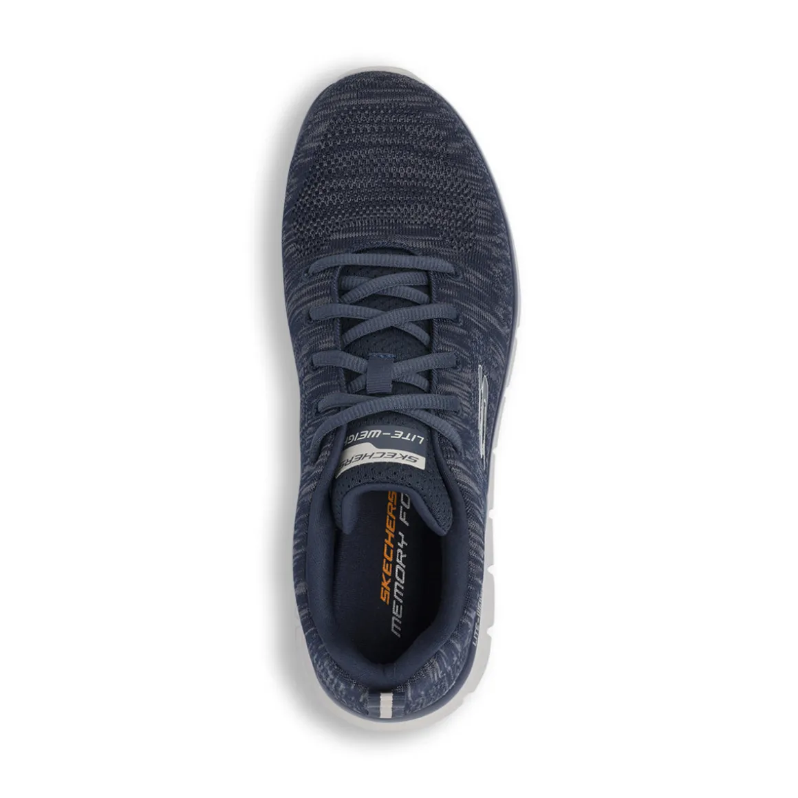 Scarpe da ginnastica blu da Uomo in memory Foam Skechers Track