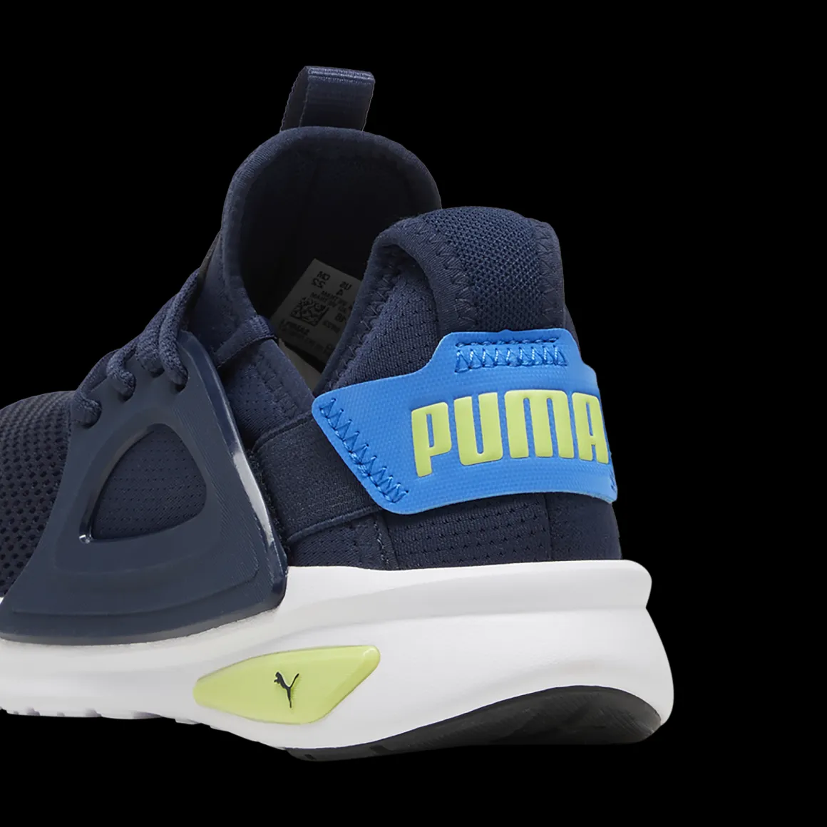 Scarpe da ginnastica blu da ragazzo con logo Puma Softride Enzo Evo Jr