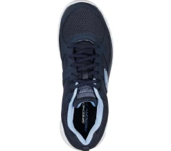 Scarpe da ginnastica blu navy da uomo con soletta Memory Foam Skechers Burns - Agoura