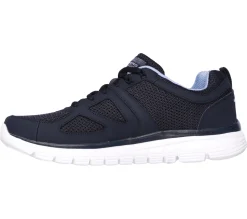 Scarpe da ginnastica blu navy da uomo con soletta Memory Foam Skechers Burns - Agoura