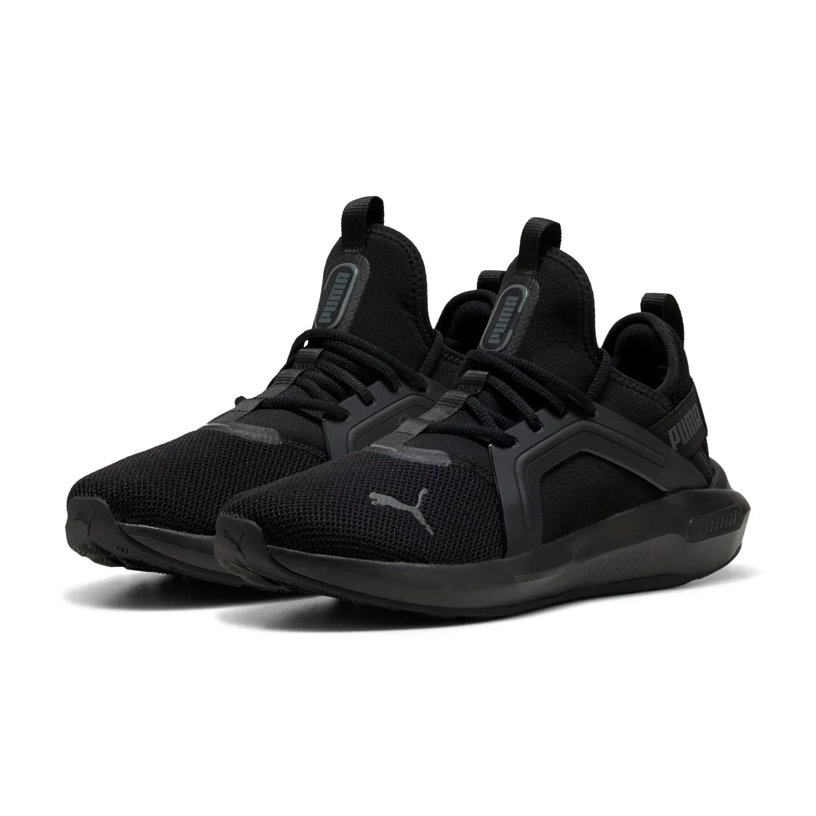Scarpe da ginnastica da uomo nere in tessuto Puma Softride Enzo 5