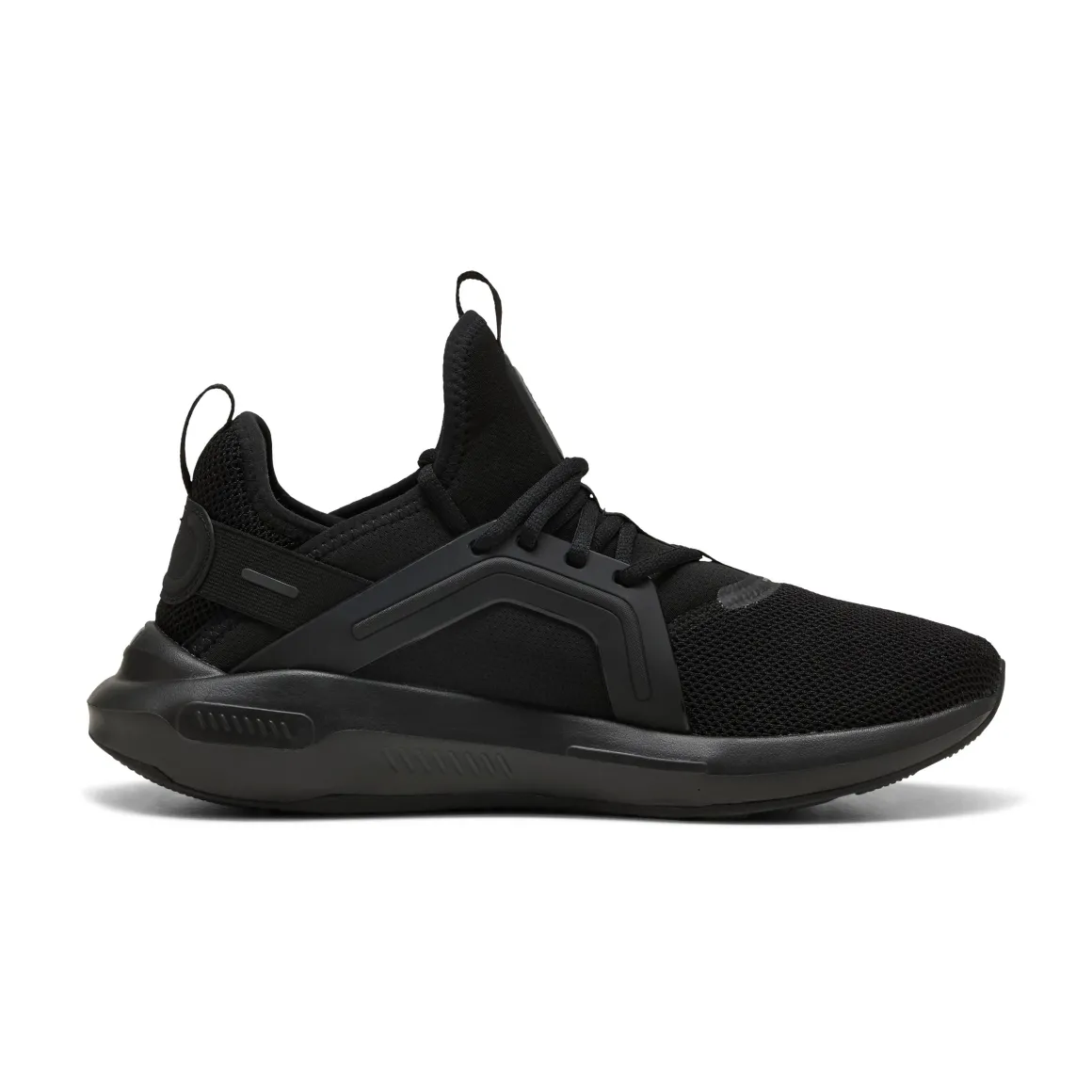 Scarpe da ginnastica da uomo nere in tessuto Puma Softride Enzo 5
