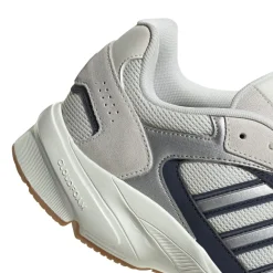Scarpe da ginnastica da uomo Rétro bianche grigie con dettagli blu adidas Crazychaos 2000