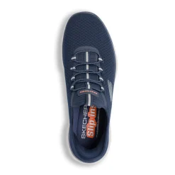 Scarpe da ginnastica da uomo blu con memory foam Skechers Summits Slip-ins