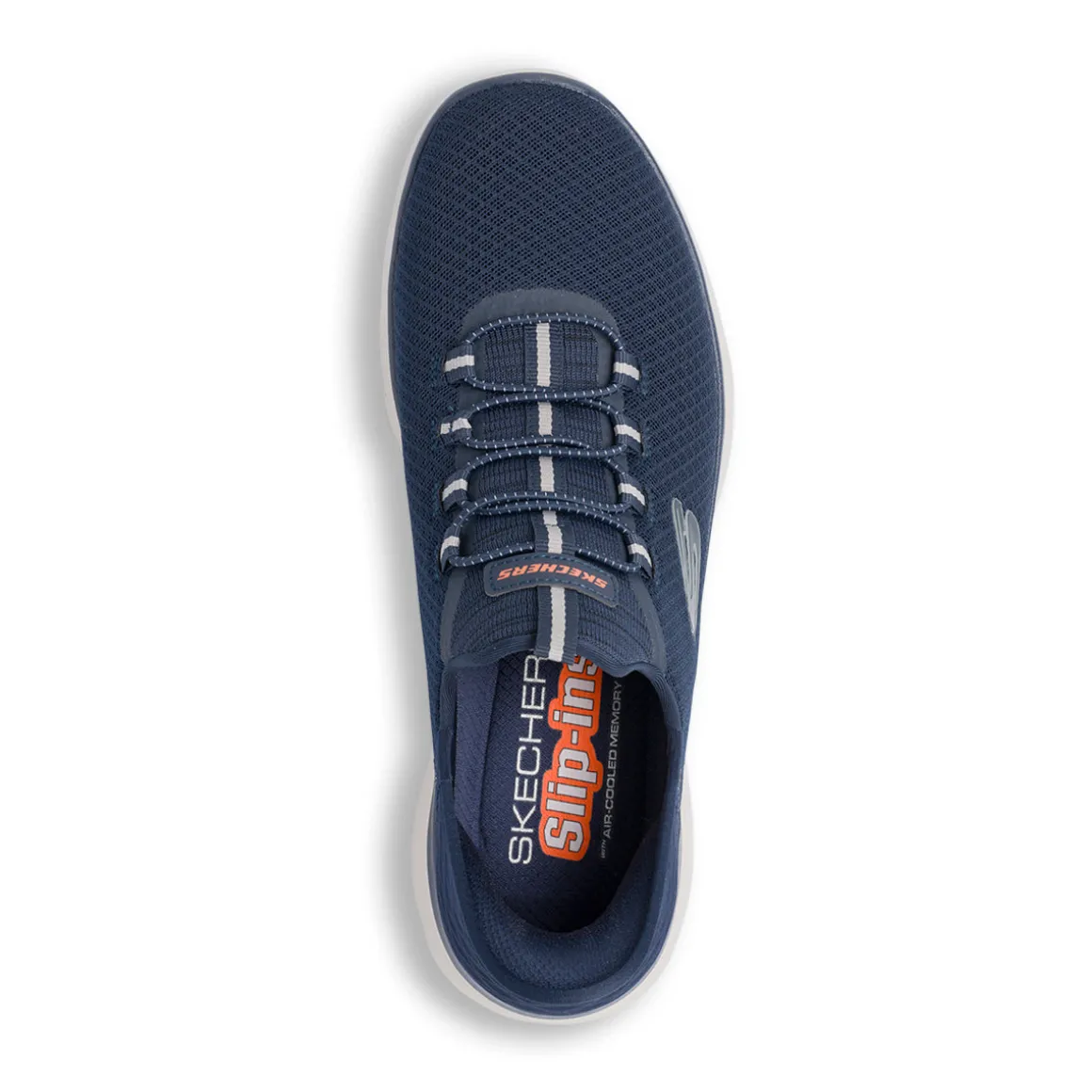 Scarpe da ginnastica da uomo blu con memory foam Skechers Summits Slip-ins