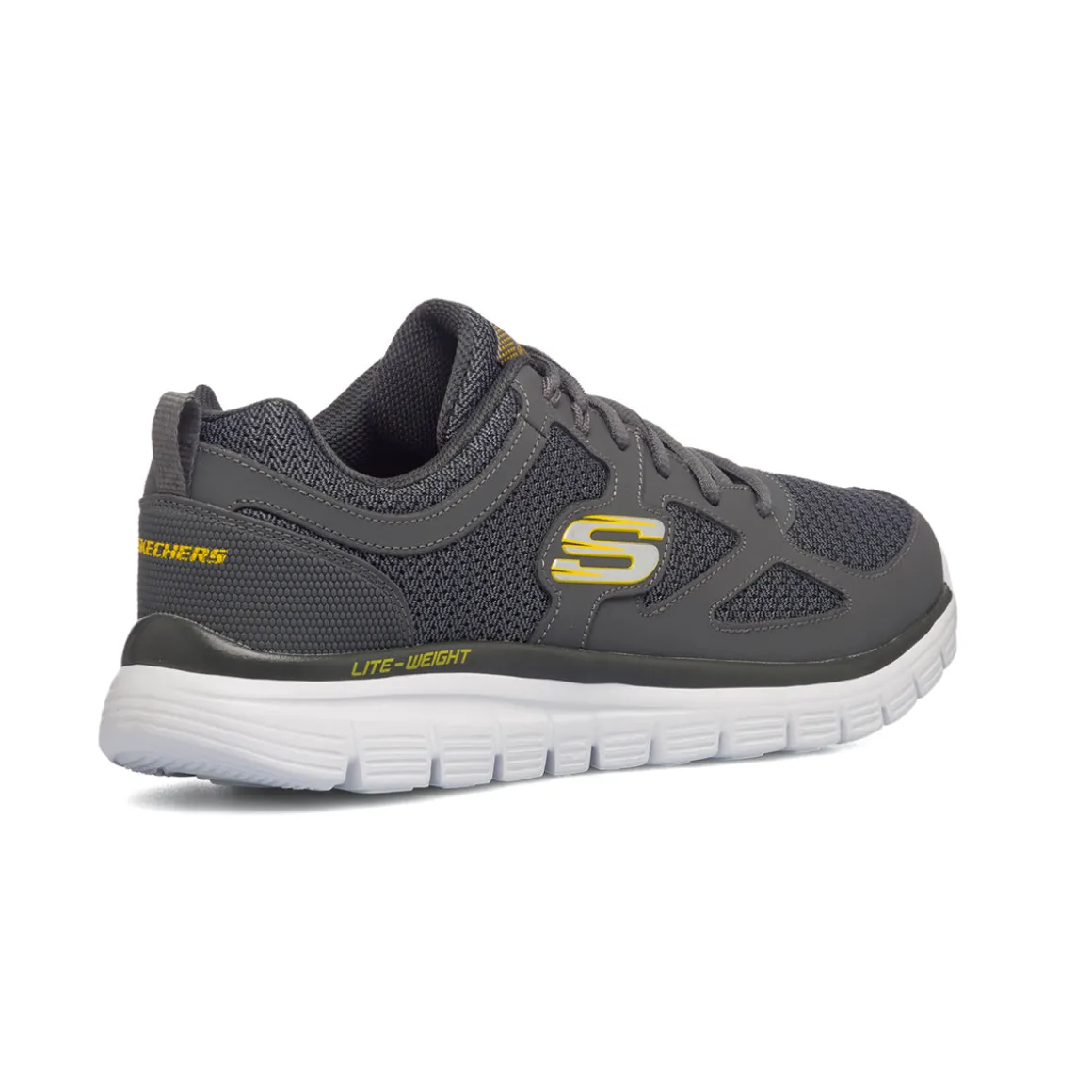 Scarpe da ginnastica grigie da uomo con soletta Memory Foam Skechers Burns - Agoura