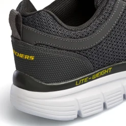 Scarpe da ginnastica grigie da uomo con soletta Memory Foam Skechers Burns - Agoura