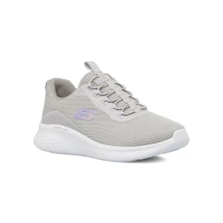 Scarpe da ginnastica grigio e lilla con sottopiede Memory Foam Skech Lite Pro
