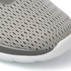 Scarpe da ginnastica grigie da donna con sottopiede Memory Foam Skechers Bountiful - Quick Path
