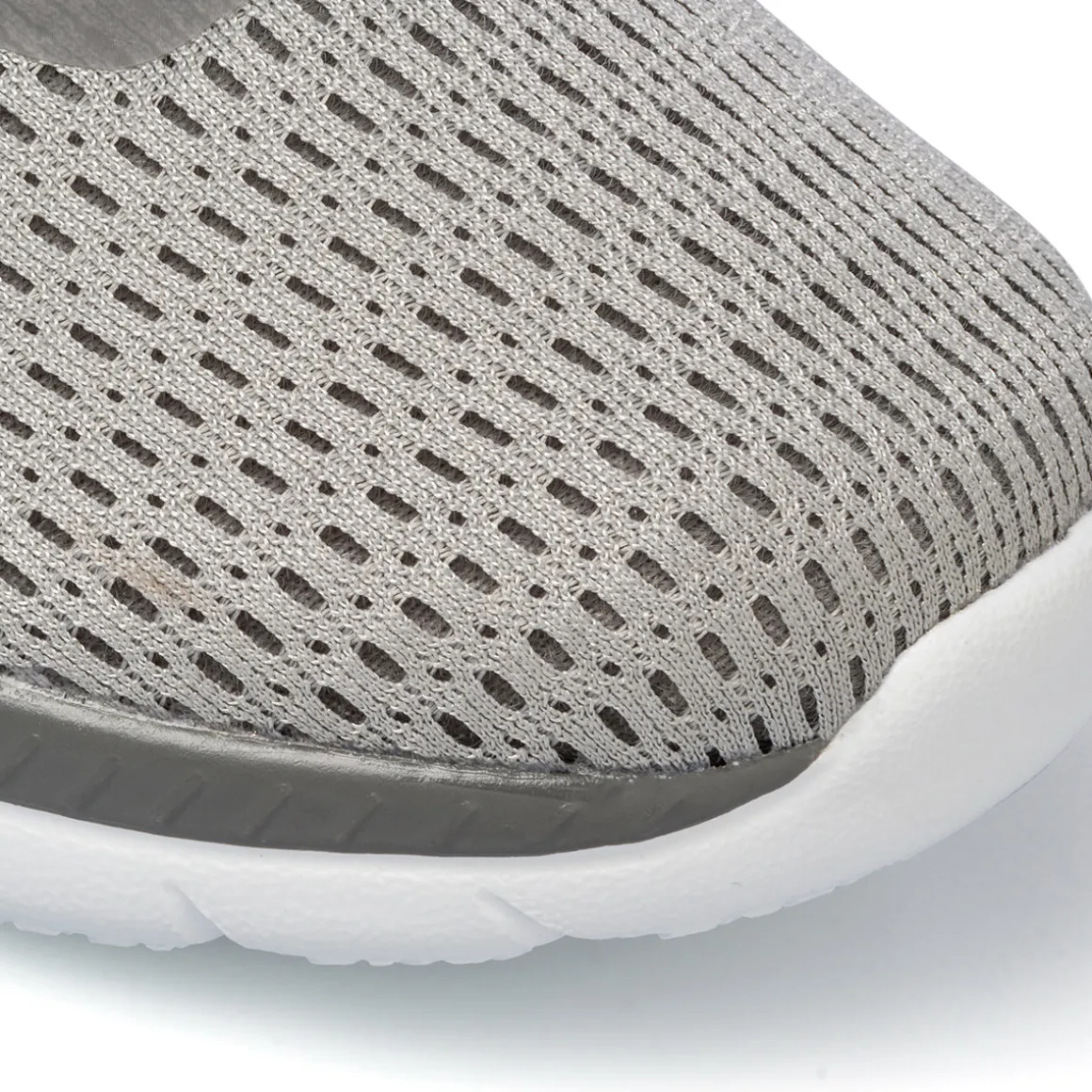Scarpe da ginnastica grigie da donna con sottopiede Memory Foam Skechers Bountiful - Quick Path