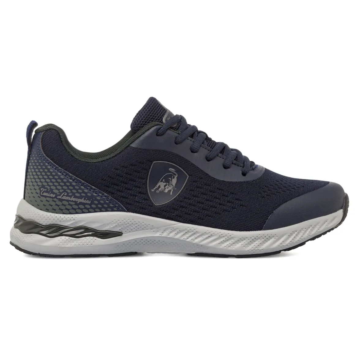 Scarpe da ginnastica in tessuto blu da Uomo Tonino Lamborghini