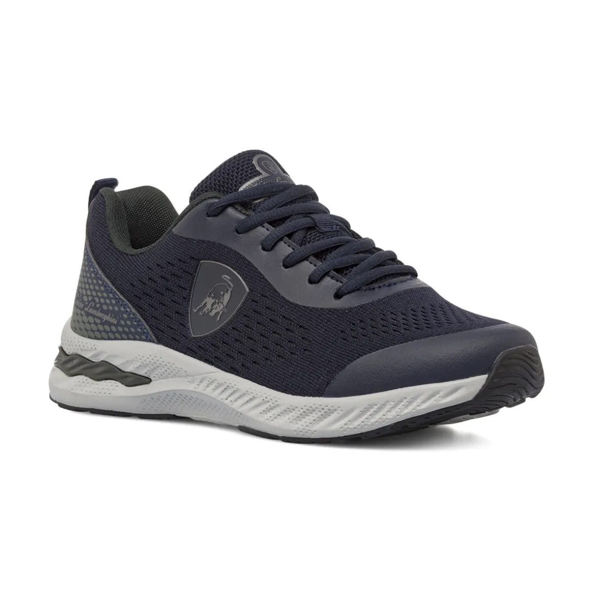 Scarpe da ginnastica in tessuto blu da Uomo Tonino Lamborghini