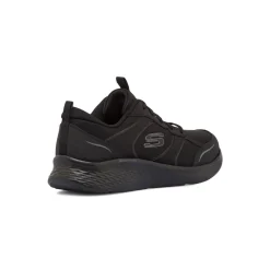 Scarpe da ginnastica nere in pelle con sottopiede Memory Foam Skech Lite Pro