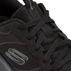 Scarpe da ginnastica nere in pelle con sottopiede Memory Foam Skech Lite Pro