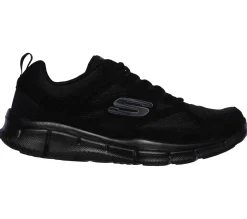 Scarpe da ginnastica nere da uomo con soletta memory comfort Skechers Track