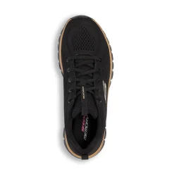 Scarpe da ginnastica nere da donna con sottopiede Memory Foam Skechers Graceful Get Connected