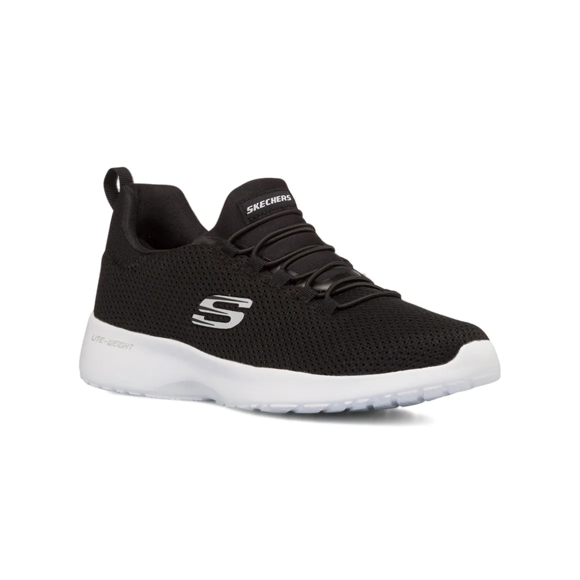 Scarpe da ginnastica nere da uomo con sottopiede Memory Foam Skechers Dynamight