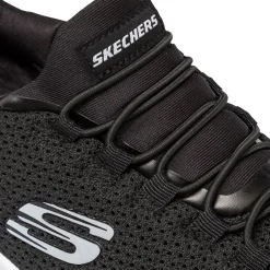 Scarpe da ginnastica nere da uomo con sottopiede Memory Foam Skechers Dynamight