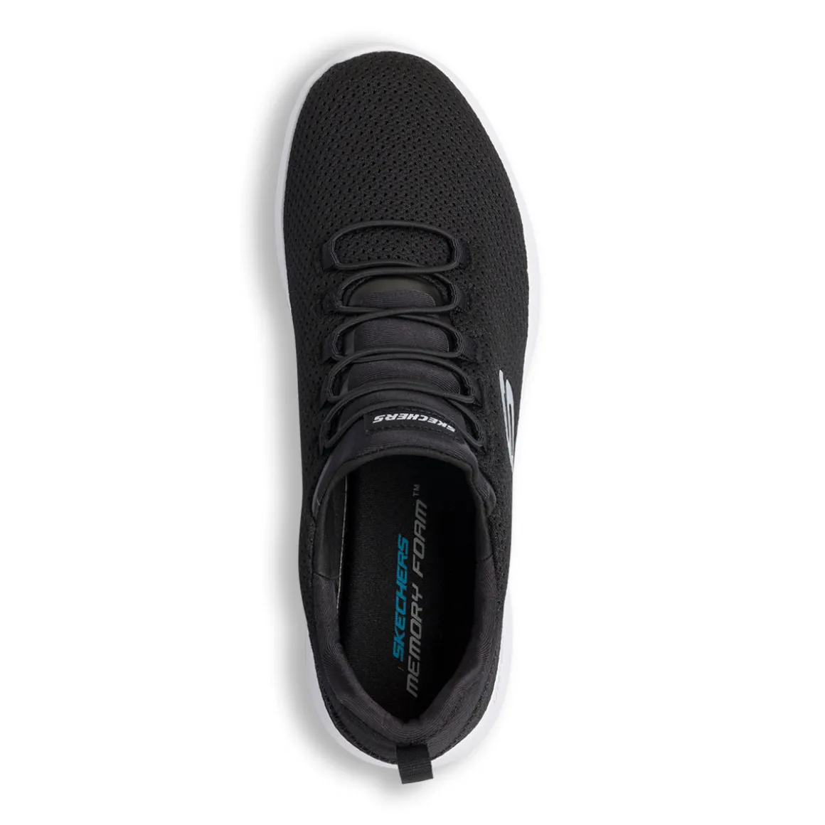 Scarpe da ginnastica nere da uomo con sottopiede Memory Foam Skechers Dynamight