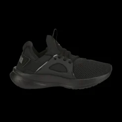 Scarpe da ginnastica nere da ragazzo con logo Puma Softride Enzo Evo Jr