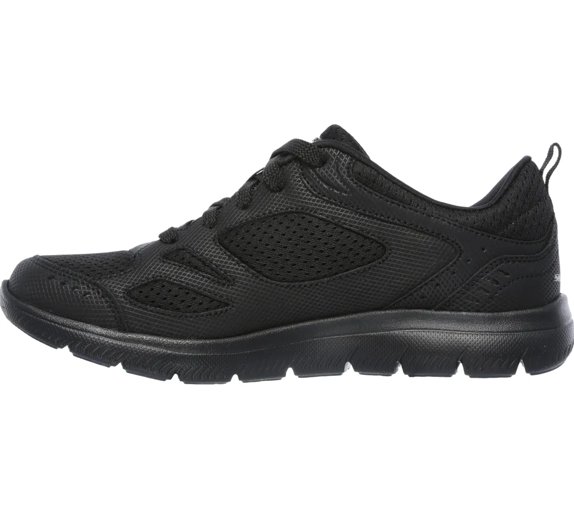 Scarpe da ginnastica nere Donna con Memory Foam Skechers Summits Suited