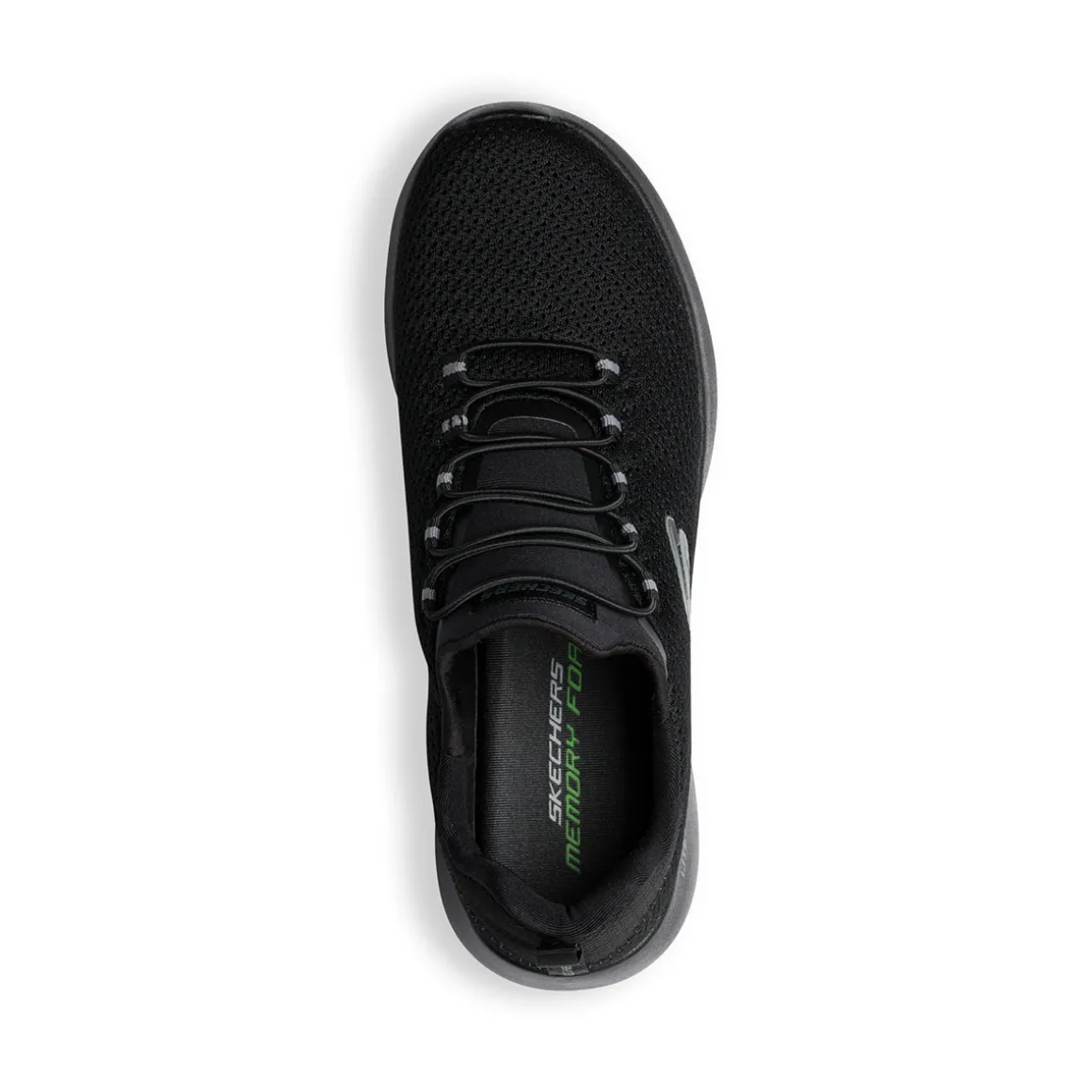 Scarpe da ginnastica nere da uomo con sottopiede Memory Foam Skechers Dynamight