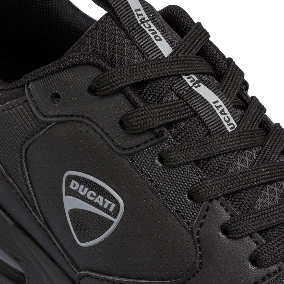 Scarpe da Ginnastica Nere da Uomo con logo laterale Ducati