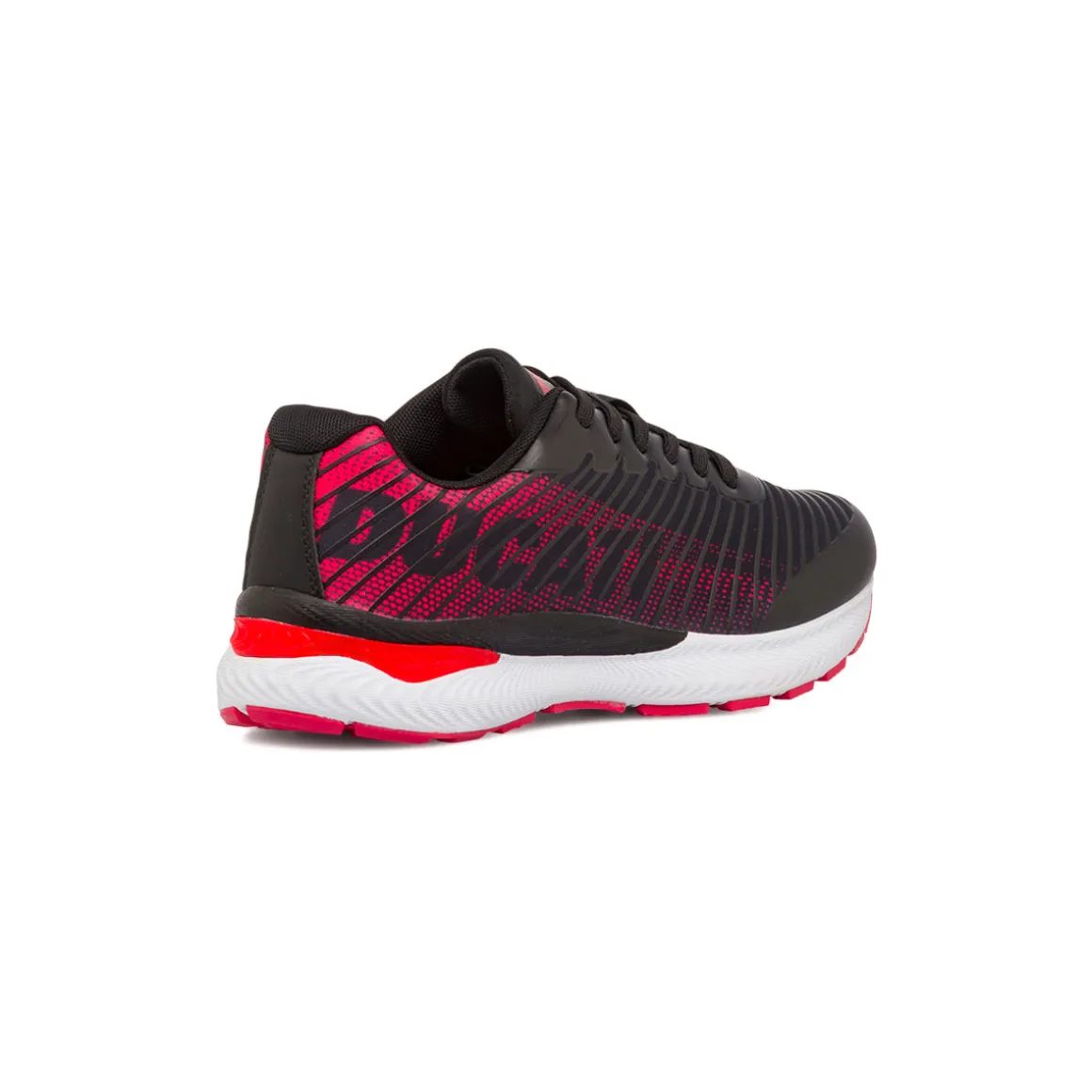 Scarpe da ginnastica nere e rosse da uomo Ducati Balderico 4