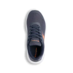 Scarpe da ginnastica ragazza blu con dettaglio arancione Champion Syphon Engage