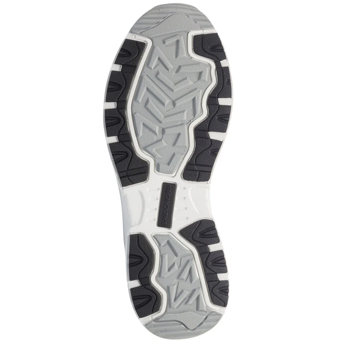 Scarpe da ginnastica Rétro bianche da uomo con soletta Memory Foam Skechers Oak Canyon