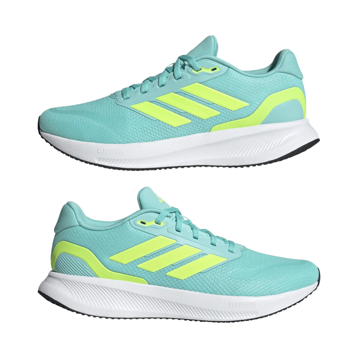 Scarpe da running azzurre da Uomo RUNFALCON 5 adidas