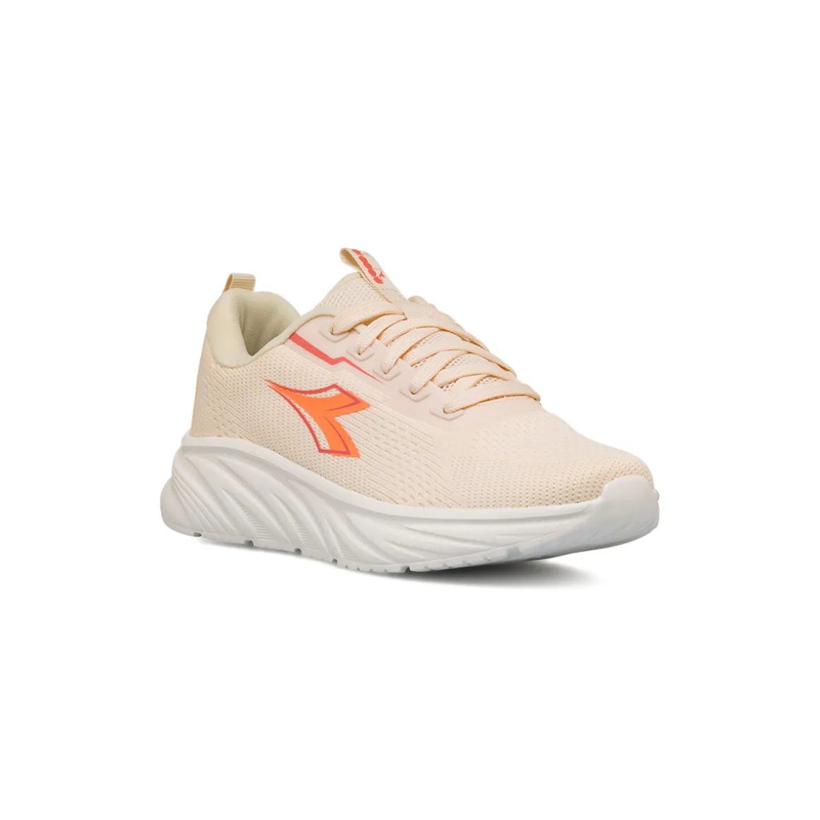 Scarpe da running bianche e arancioni effetto sfumato da Donna Diadora