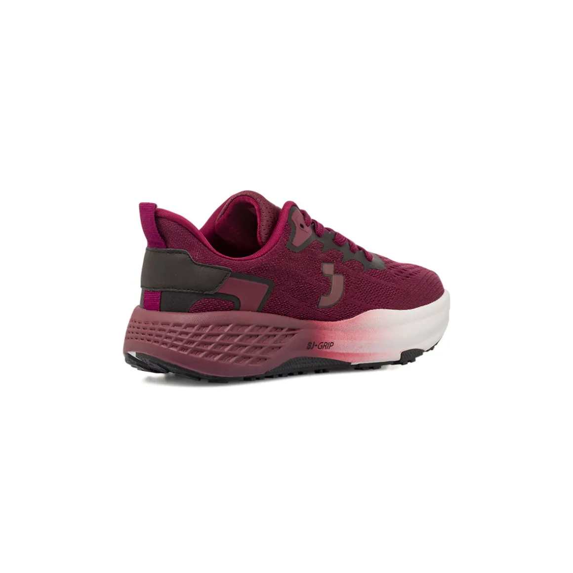 Scarpe da running da donna bordeaux in tessuto tecnico SJ