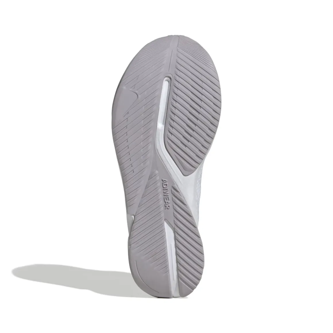Scarpe da running donna bianche con dettagli rosa e argento adidas Duramo SL