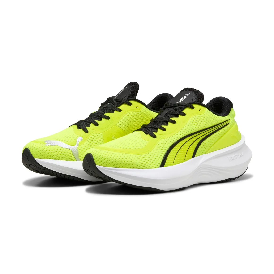 Scarpe da running giallo fluo da Uomo con logo Puma