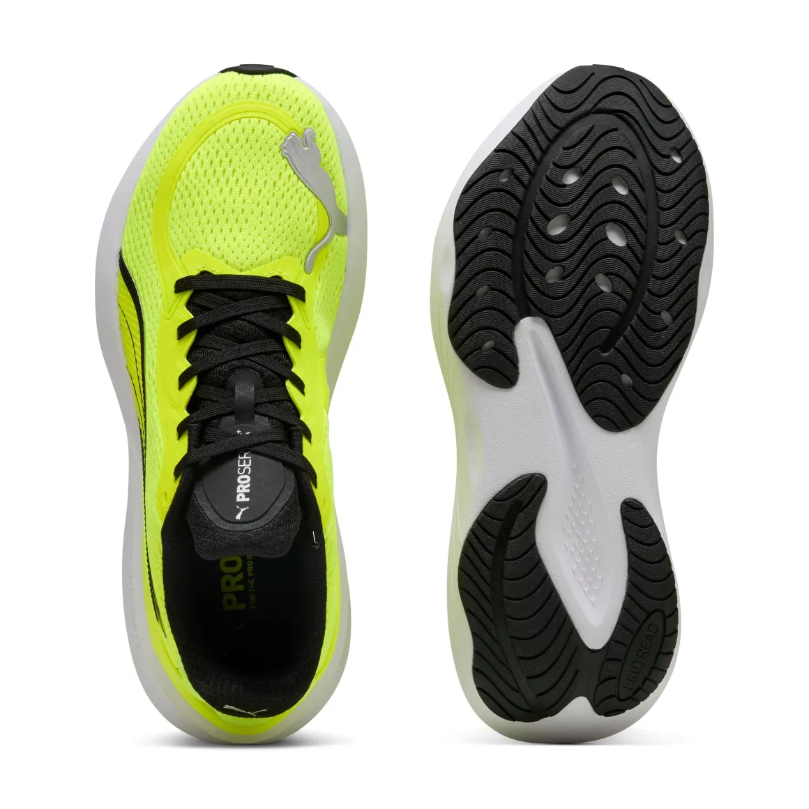 Scarpe da running giallo fluo da Uomo con logo Puma