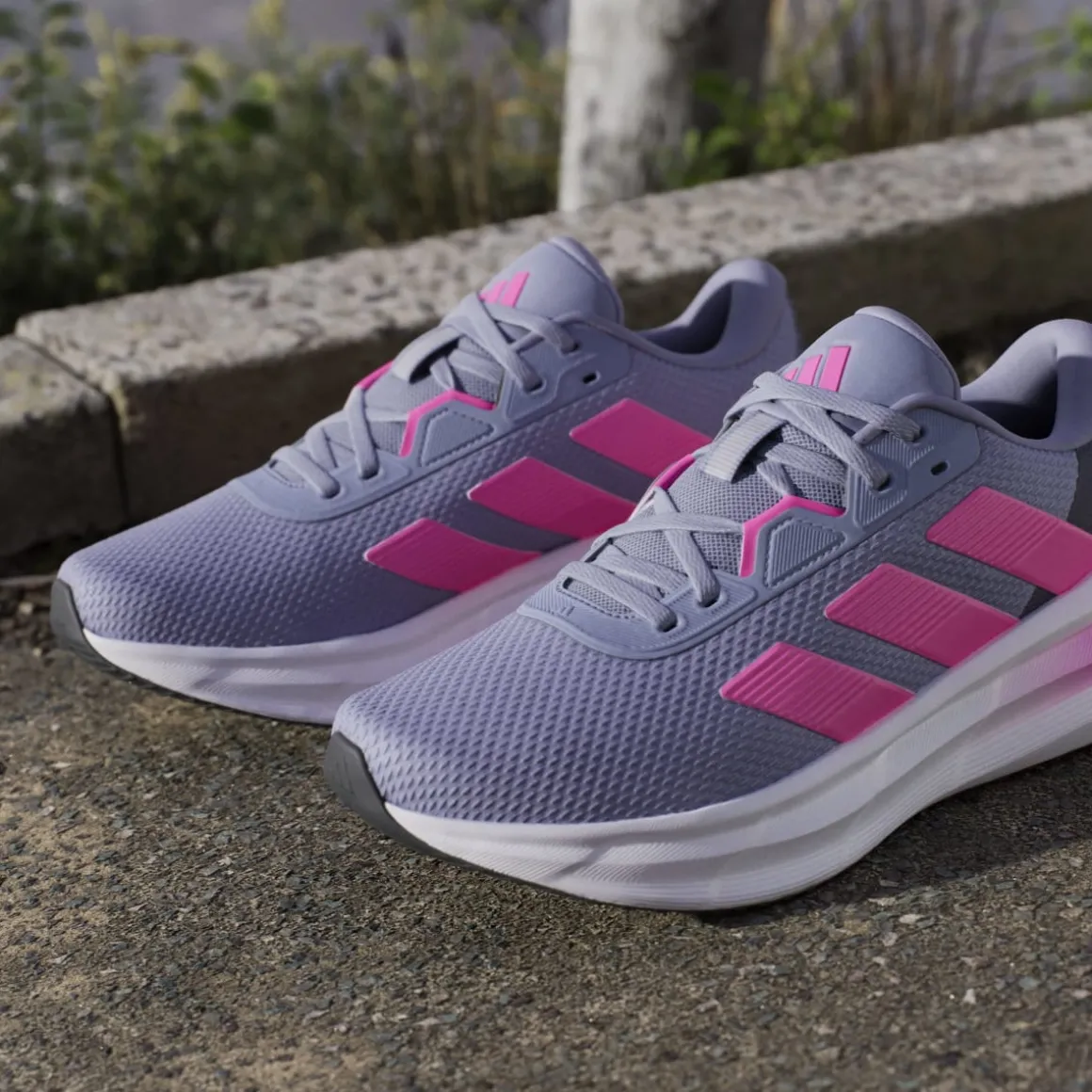 Scarpe da running lilla con dettagli rosa da Donna adidas Galaxy 7